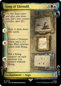 Song of Earendil (Showcase Scrolls) (479) [Commander: The Lord of the Rings: Tales of Middle-earth]