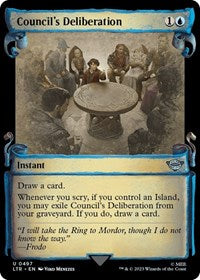 Council's Deliberation (Showcase Scrolls) (497) [Universes Beyond: The Lord of the Rings: Tales of Middle-earth]