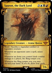 Sauron, the Dark Lord (Showcase Scrolls) (675) [Universes Beyond: The Lord of the Rings: Tales of Middle-earth]