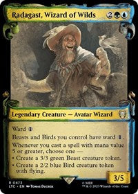 Radagast, Wizard of Wilds (Showcase Scrolls) (473) [Commander: The Lord of the Rings: Tales of Middle-earth]