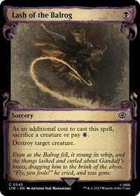 Lash of the Balrog (Showcase Scrolls) (543) [Universes Beyond: The Lord of the Rings: Tales of Middle-earth]