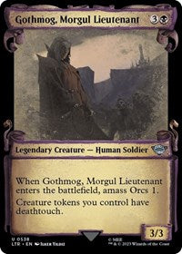 Gothmog, Morgul Lieutenant (Showcase Scrolls) (538) [Universes Beyond: The Lord of the Rings: Tales of Middle-earth]