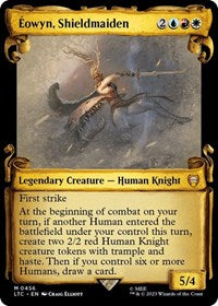 Eowyn, Shieldmaiden (Showcase Scrolls) (456) [Commander: The Lord of the Rings: Tales of Middle-earth]