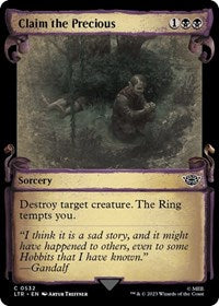 Claim the Precious (Showcase Scrolls) (532) [Universes Beyond: The Lord of the Rings: Tales of Middle-earth]