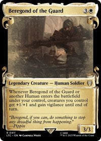 Beregond of the Guard (Showcase Scrolls) (411) [Commander: The Lord of the Rings: Tales of Middle-earth]