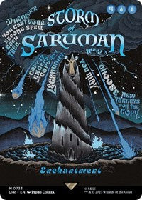 Storm of Saruman (Borderless Poster) (733) [Universes Beyond: The Lord of the Rings: Tales of Middle-earth]