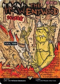 Hew the Entwood (Borderless Poster) (Serial Numbered) (737) [Universes Beyond: The Lord of the Rings: Tales of Middle-earth]
