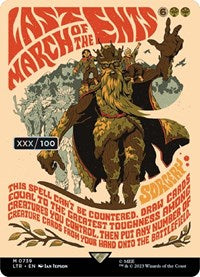Last March of the Ents (Borderless Poster) (Serial Numbered) (739) [Universes Beyond: The Lord of the Rings: Tales of Middle-earth]