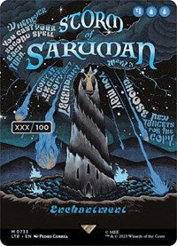 Storm of Saruman (Borderless Poster) (Serial Numbered) (733) [Universes Beyond: The Lord of the Rings: Tales of Middle-earth]