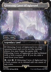 Glittering Caves of Aglarond - Gemstone Caverns (Serial Numbered) (394) [Commander: The Lord of the Rings: Tales of Middle-earth]