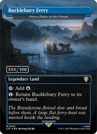 Bucklebury Ferry - Oboro, Palace in the Clouds (Borderless) (Serial Numbered) (401) [Commander: The Lord of the Rings: Tales of Middle-earth]