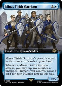 Minas Tirith Garrison (Extended Art) (830) [Universes Beyond: The Lord of the Rings: Tales of Middle-earth]