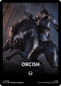 Orcish Theme Card (8) [Universes Beyond: The Lord of the Rings: Tales of Middle-earth]