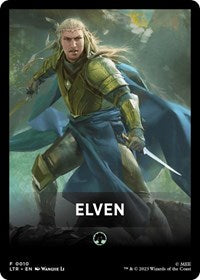 Elven Theme Card (10) [Universes Beyond: The Lord of the Rings: Tales of Middle-earth]