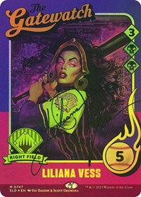 Liliana Vess (747) (Autographed) (747) [Secret Lair Drop Series]