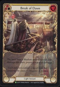 Break of Dawn (Yellow) - LGS170 (LGS170) [Flesh and Blood: Promo Cards]