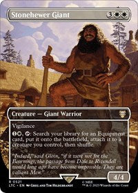 Stonehewer Giant (Borderless) (521) [Commander: The Lord of the Rings: Tales of Middle-earth]