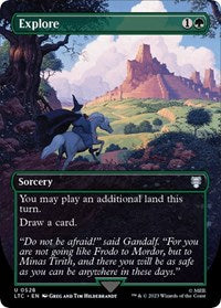 Explore (Borderless) (528) [Commander: The Lord of the Rings: Tales of Middle-earth]