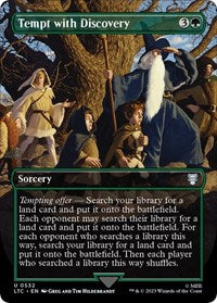 Tempt with Discovery (Borderless) (532) [Commander: The Lord of the Rings: Tales of Middle-earth]