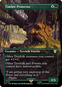 Timber Protector (Borderless) (533) [Commander: The Lord of the Rings: Tales of Middle-earth]
