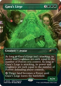Gaea's Liege (Borderless) (5) [WPN & Gateway Promos]