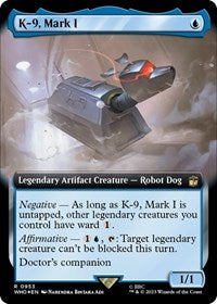 K-9, Mark I (Extended Art) (Surge Foil) (953) [Universes Beyond: Doctor Who]