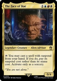 The Face of Boe (Surge Foil) (731) [Universes Beyond: Doctor Who]