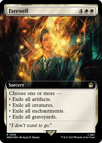 Farewell (Extended Art) (Surge Foil) (1056) [Universes Beyond: Doctor Who]