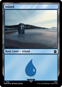 Island (1158) (Surge Foil) (1158) [Universes Beyond: Doctor Who]