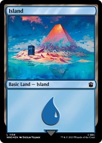 Island (1159) (Surge Foil) (1159) [Universes Beyond: Doctor Who]