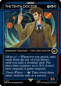 The Tenth Doctor (Showcase) (Surge Foil) (1152) [Universes Beyond: Doctor Who]