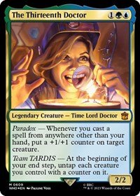 The Thirteenth Doctor (Surge Foil) (609) [Universes Beyond: Doctor Who]