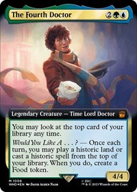 The Fourth Doctor (Extended Art) (Surge Foil) (1006) [Universes Beyond: Doctor Who]