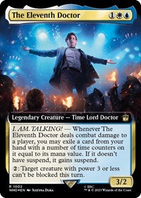 The Eleventh Doctor (Extended Art) (Surge Foil) (1002) [Universes Beyond: Doctor Who]