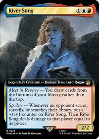 River Song (Extended Art) (Surge Foil) (1027) [Universes Beyond: Doctor Who]