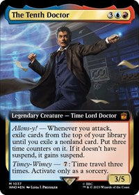 The Tenth Doctor (Extended Art) (Surge Foil) (1037) [Universes Beyond: Doctor Who]