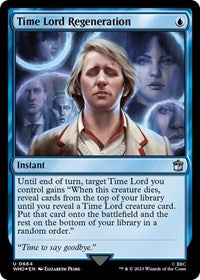 Time Lord Regeneration (Surge Foil) (664) [Universes Beyond: Doctor Who]