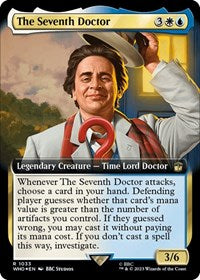 The Seventh Doctor (Extended Art) (Surge Foil) (1033) [Universes Beyond: Doctor Who]