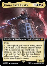 Davros, Dalek Creator (Extended Art) (Surge Foil) (998) [Universes Beyond: Doctor Who]