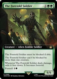 The Foretold Soldier (Extended Art) (Surge Foil) (986) [Universes Beyond: Doctor Who]