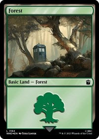 Forest (1164) (Surge Foil) (1164) [Universes Beyond: Doctor Who]