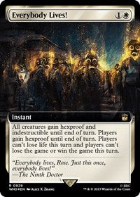 Everybody Lives! (Extended Art) (Surge Foil) (929) [Universes Beyond: Doctor Who]