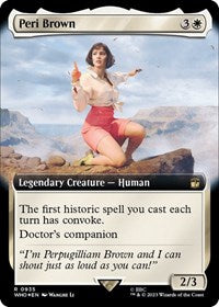 Peri Brown (Extended Art) (Surge Foil) (935) [Universes Beyond: Doctor Who]