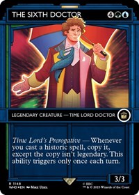 The Sixth Doctor (Showcase) (Surge Foil) (1148) [Universes Beyond: Doctor Who]