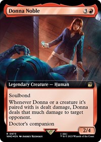 Donna Noble (Extended Art) (Surge Foil) (973) [Universes Beyond: Doctor Who]