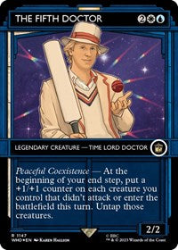 The Fifth Doctor (Showcase) (Surge Foil) (1147) [Universes Beyond: Doctor Who]