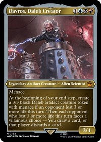 Davros, Dalek Creator (Display Commander) - Thick Stock (192) [Universes Beyond: Doctor Who]