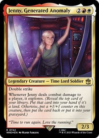 Jenny, Generated Anomaly (Surge Foil) (742) [Universes Beyond: Doctor Who]