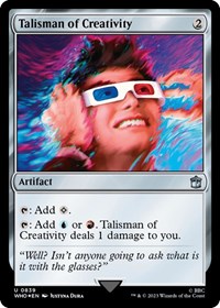 Talisman of Creativity (Surge Foil) (839) [Universes Beyond: Doctor Who]