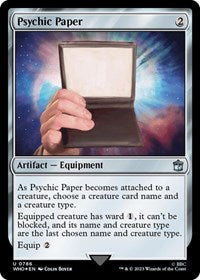 Psychic Paper (Surge Foil) (786) [Universes Beyond: Doctor Who]